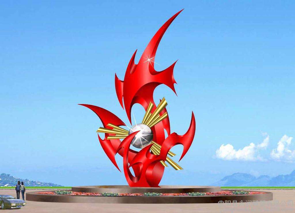 不銹鋼廣場(chǎng)公園雕塑